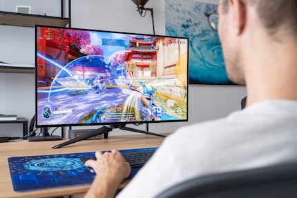 The Asus PG32UCDP is perfect for all games – from strategy to shooters.