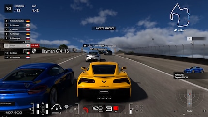 The cars are now also mirrored during gameplay.