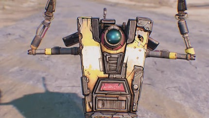 Probably one of the most annoying characters in games: wannabe robot Claptrap from Borderlands.