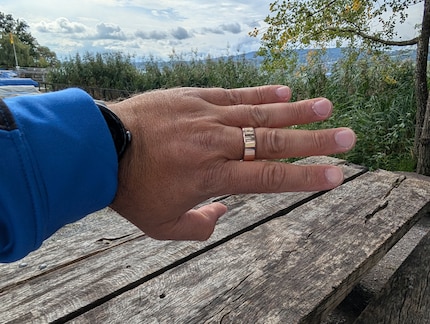 Der Ring wirkt nicht ganz so hochwertig wie andere Modelle.