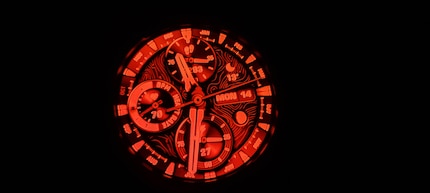 Die «T-Rex 3» von Amazfit im Nachtmodus.