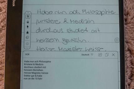Ik gebruik handschriftherkenning om mijn spiderige handschrift om te zetten in blokletters. Het werkt relatief goed.