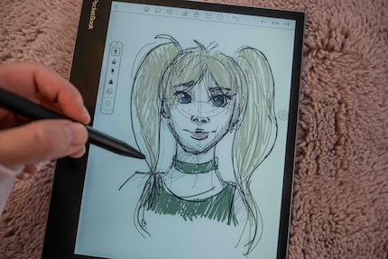 De app loopt vrij soepel, zelfs met complexe schetsen.