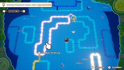 Ik selecteer mijn bestemmingen op deze zeekaart.