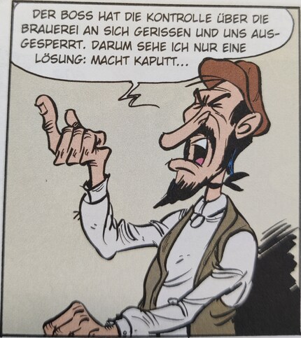 Günther Wolf wil de eisen van de stakers desnoods met radicale middelen afdwingen.