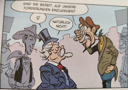 De twee onderhandelaars Martz en ....