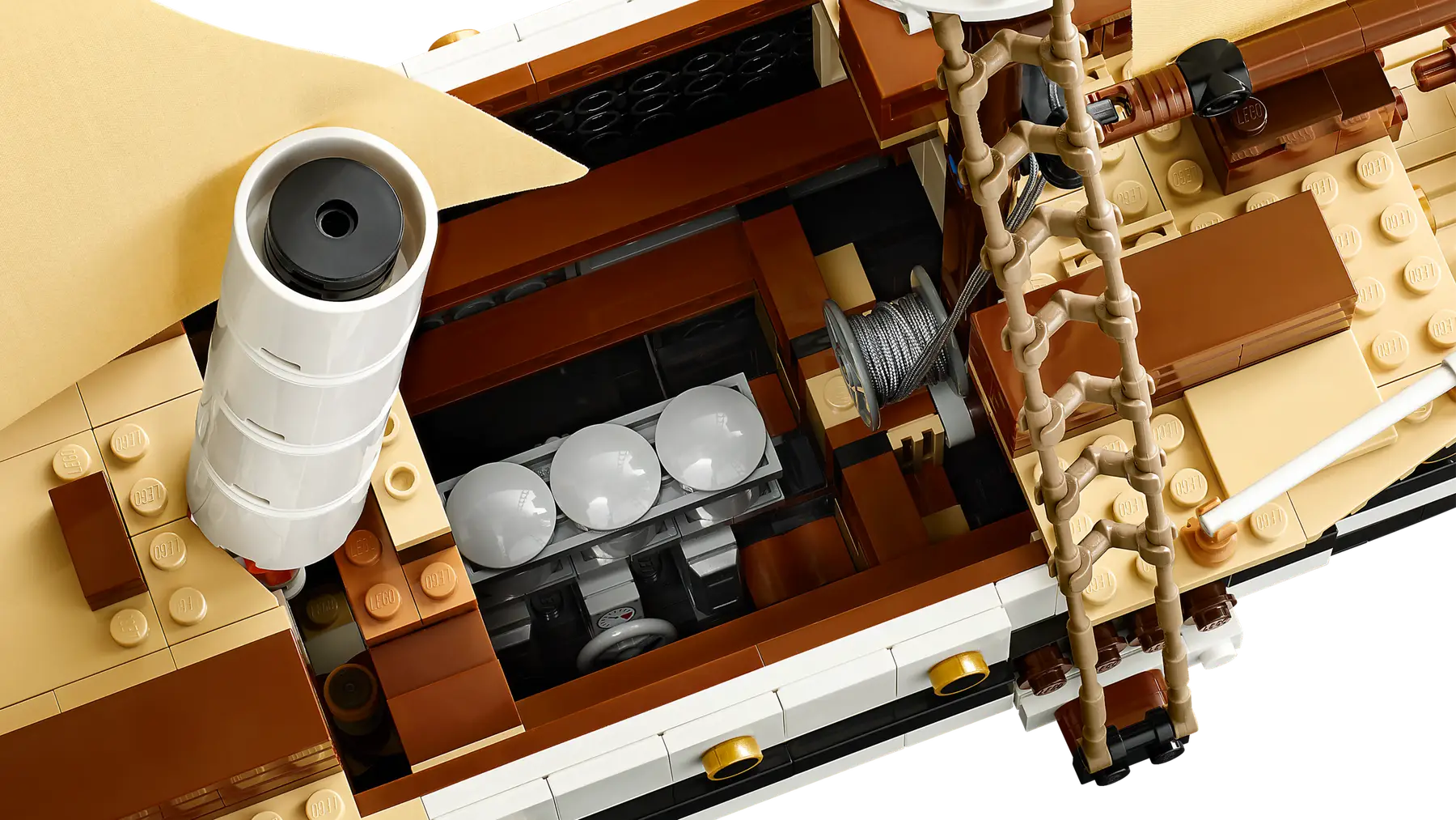View of the interior of the Lego Endurance.