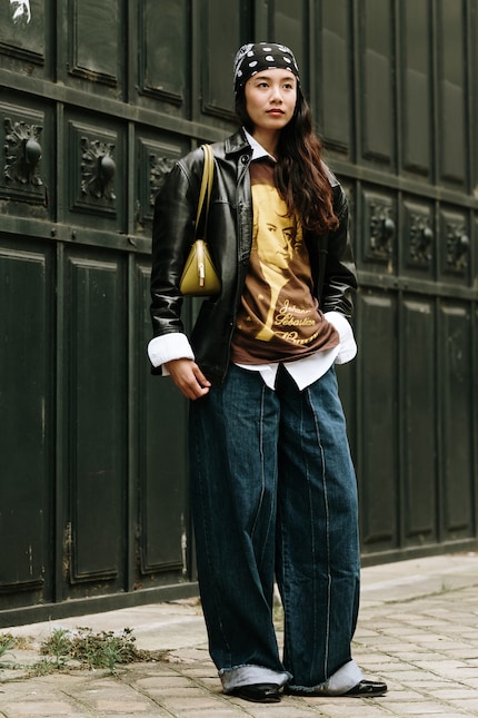 Baggy looks are also common in women's fashion these days.