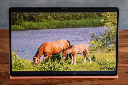 The Galaxy Tab S10 Ultra has the perfect format for video streaming.