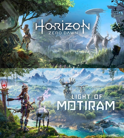 Zelfs het artwork van de cover lijkt verdacht veel op Horizon Zero Dawn.
