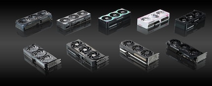 Cartes partenaires de la RTX 5070 Ti. Il y en aura des similaires de tous les modèles de la série RTX-50.