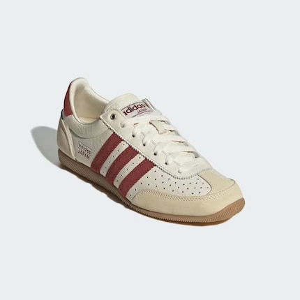 The Adidas Japan in the colours Cream White/Preloved Ruby/Warm Vanilla.