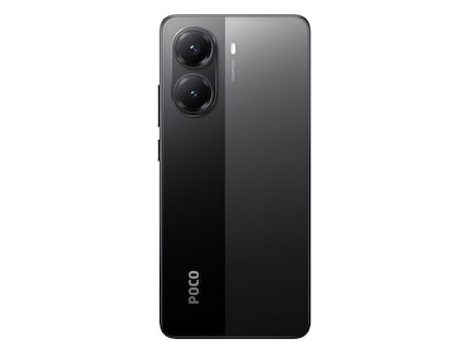 De Poco X7 Pro met een tweedelige achterkant.
