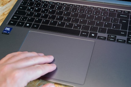 Het touchpad is groot en betrouwbaar.