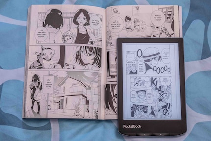 Even zwart-wit strips zijn voor mij te klein vergeleken met een paperbackversie.
