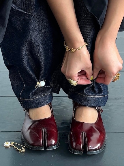 Koleen Diaz montre les détails de ses tenues sur Tiktok.