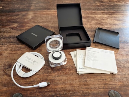 Der Galaxy Ring nach dem Unboxing.