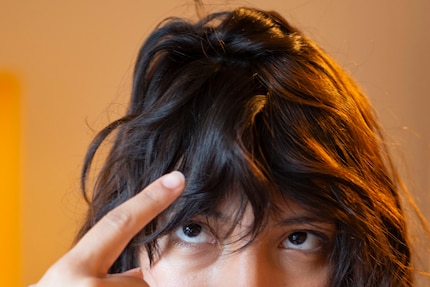 My fringe was a wild mess. 
