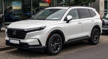Getestet wurde mit drei kleinen SUV, im Bild ein Honda CR-V.