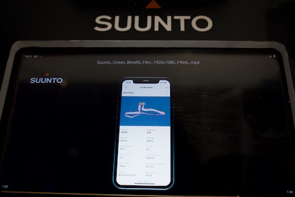 Neuerung: In der App wird die Tauchroute sichtbar.