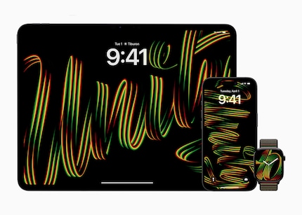 These are the background images for iPhone, iPad and the watch face.