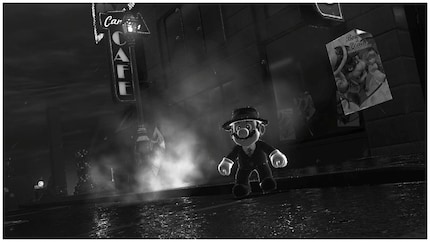 Un Super Mario en détective fumeur et buveur, ce serait original.