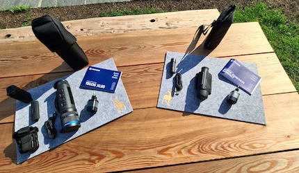 This is what’s in the box of the thermal imaging devices.