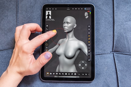Mit ZBrush erstelle ich 3D-Modelle – egal wo ich bin.