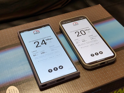 In my test, I carried out a series of measurements with two smartphones.