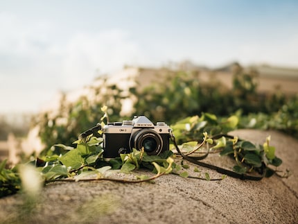 The OM-3 is inspired by the design of old film cameras.