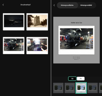 Je peux aussi créer des posts pour les réseaux sociaux à partir des photos.