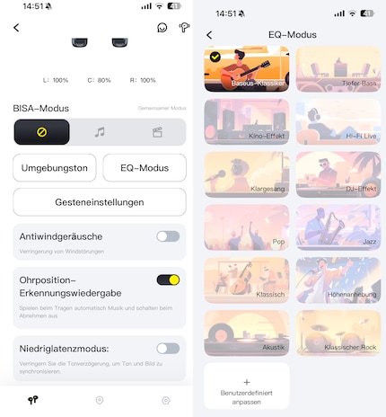 Je kunt een paar dingen aanpassen in de app, maar het is geen openbaring.