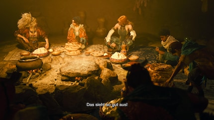 Le repas en groupe serait en fait un moment agréable, mais les personnages me laissent froid.