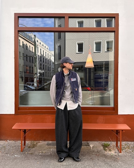 Je weiter die Hose, desto lässiger der Look.