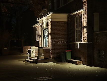 The telephoto camera delivers good images in night mode.
