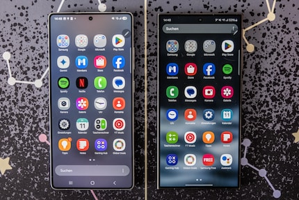 Met Android 15 en One UI 7.0 ziet de interface van de Galaxy S25 Ultra er links iets frisser uit en biedt meer AI-functies.