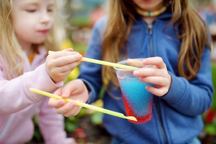 Een slushy zomertraktatie: kinderen zijn dol op slushdrankjes.