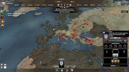 Lufteinheiten haben einen größeren Radius. Ich kann auch geringfügig weiter entfernte Gebiete angreifen.