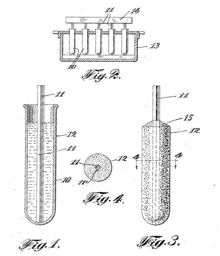 Génialement simple, mais qui l'a inventé ? Le brevet d'Epperson sur «confiseries congelées» sur bâtonnet datant de 1924.