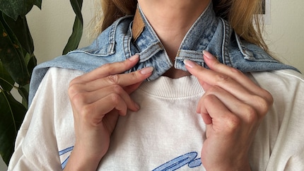 If the waistband goes around your neck, it should fit.