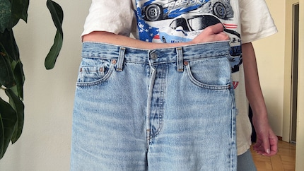 If your forearm fits into the waistband, it’s promising.