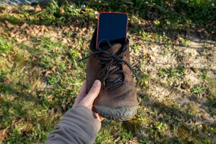 Ein Schuh wiegt so viel wie mein Smartphone.