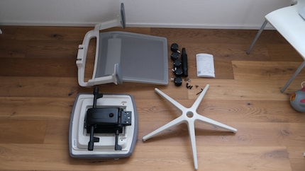 Und so sieht das dann aus, wenn ich das Verpackungsmaterial entfernt habe.