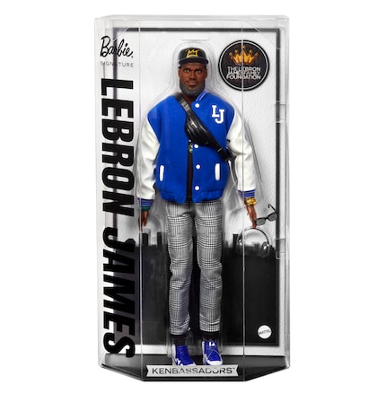 Ab April 2025 erhältlich: Die LeBron-James-Kenbassador-Puppe gehört zur Barbie Signature-Kollektion.