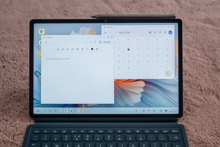The tablet can either be used in PC mode or connected directly to your computer.