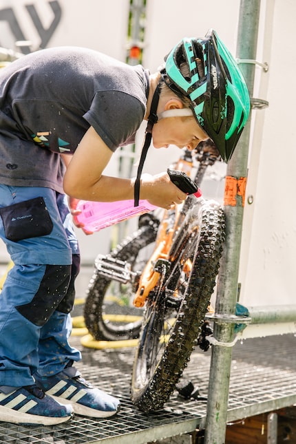 Als je van je fiets houdt, zorg er dan goed voor. Zelfs op het grootste fietsfestival van Zwitserland.