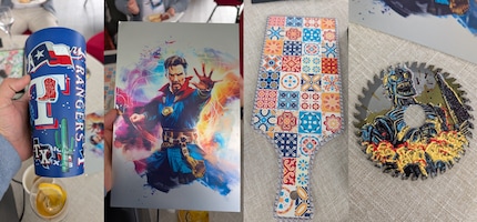 These test prints are from a pre-production model.