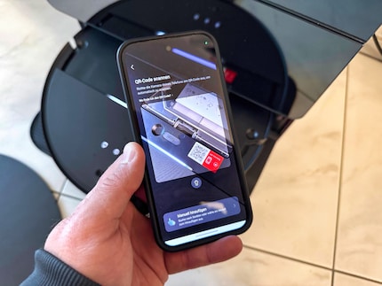 L'installation du robot via l'application et le code QR est simple et rapide.
