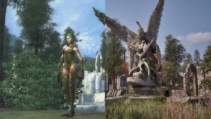 Originale (à gauche) et Remaster (à droite).