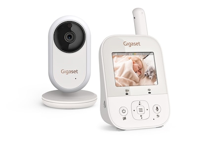 Les nouveaux babyphones de Gigaset sont également disponibles avec une surveillance vidéo.